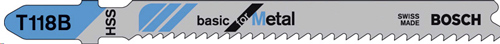 Bosch Stichsägeblatt 5Stk. T 118 B