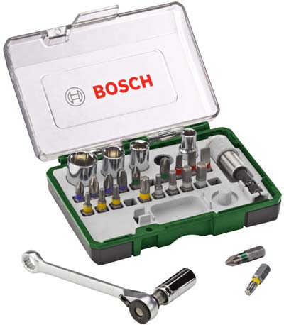 Bosch Mini Ratschen-Set 27-teilig