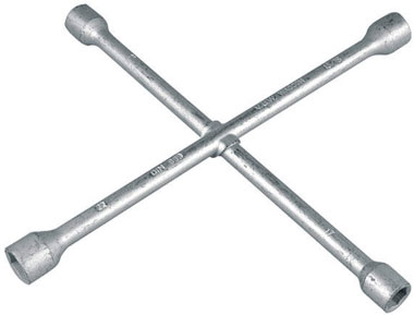 Rad-Kreuzschlüssel 17x19x13/16\"x22 mm Bahco 29-B