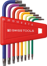 PB Torx-Winkel-Schlüssel-Satz 410H RB 6-25