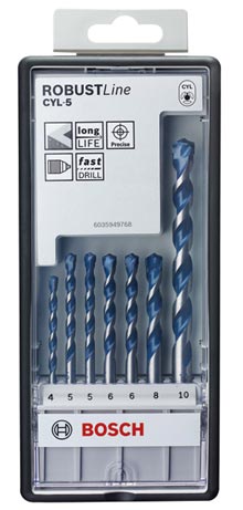 Bosch Betonbohrer-Set Robust  Line CYL-5 7-teilig