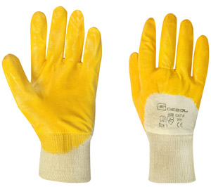 Gebol Arbeitshandschuh Yellow Nitril Gr. 10
