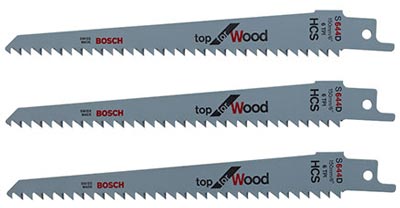 Bosch Sägeblatt 3er Set für frisches Holz