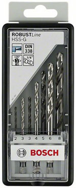 Bosch Metallbohrer-Set HSS-G 1/4-Sechskantschaft