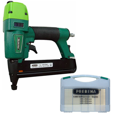 Prebena Druckluft-Nagler 2XR-J-50 mit Nägeln