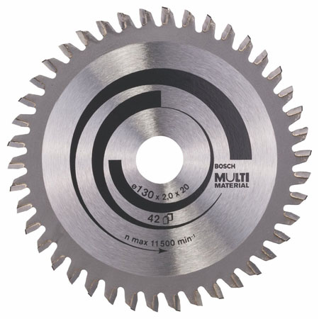 Bosch Kreissägeblatt Multi 130x20/16x2mm 42TR-F