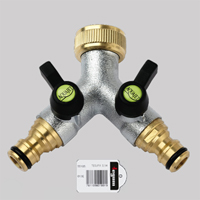 Tegufix Y-Verteiler G 3/4\"  Kugelventil +Stecknip.