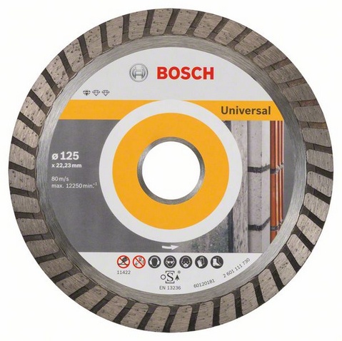 Bosch Diamant-Trennscheiben 125x22.2 Baumat Turbo