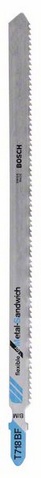 Bosch Stichsägeblatt 3 Stk. T 718 BF