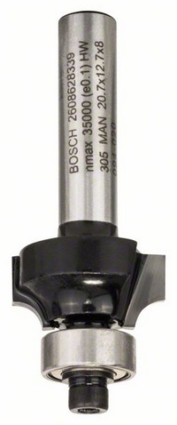 Bosch HM-Abrundfräser 8/R 4mm