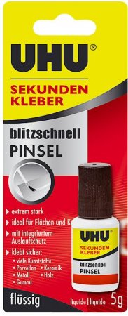 UHU Sekundenkleber 5 g Pinsel