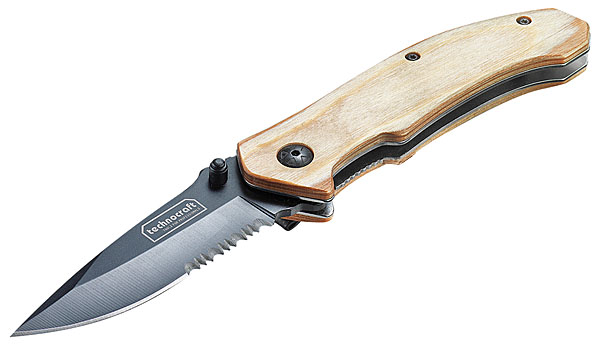 Techncraft Arbeitsmesser mit Holzgriff