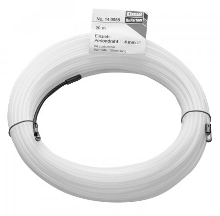 Kabeleinziehband mit Suchfeder 3mm x 15m