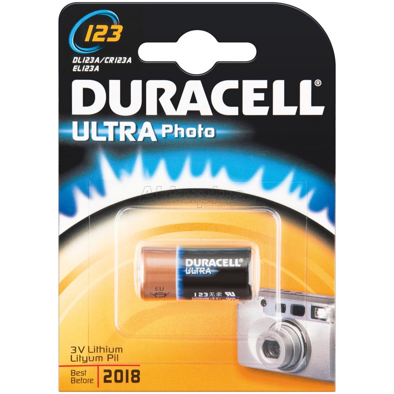Duracell Batterie Ultra M3 123 3V/CR123A/6205