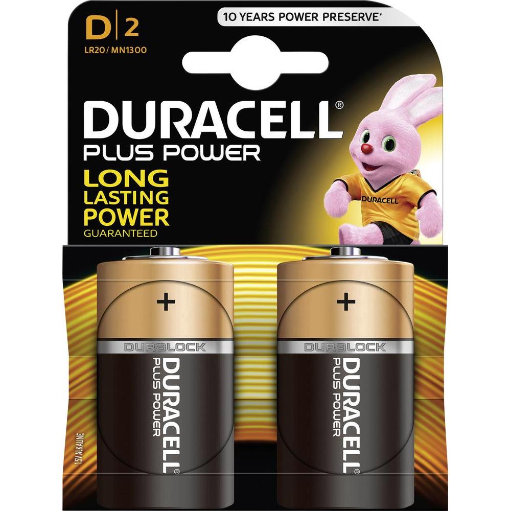 Duracell Batterie Plus MN1300/D/LR20/E95