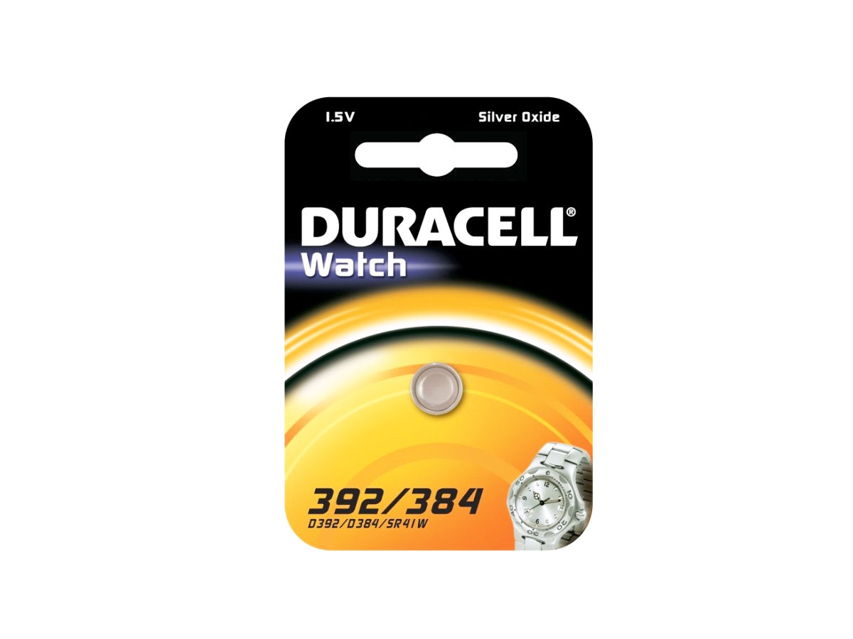 Duracell Batterie 1.5V B1 392/384/SR41/AG3