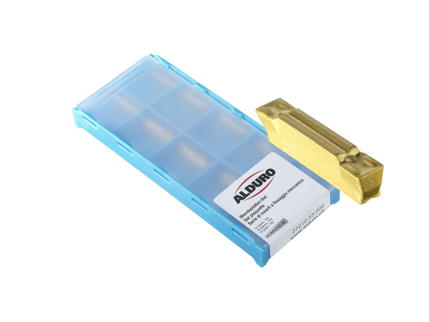 Alduro HM-TIN-Wendeschneidplatten Typ MGHR