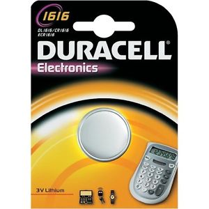 Duracell Knopfbatterie 3V Lithium/CR1616