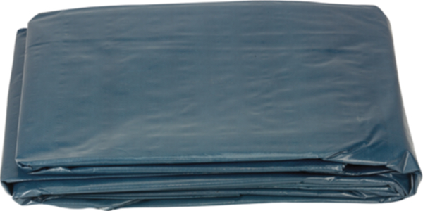 Gewebeplane PE blau 5x4m