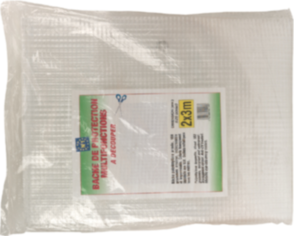 Gitterplane PE transparent 3x2m