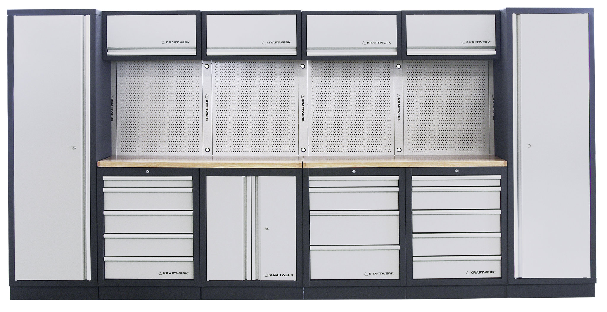 Kraftwerk 6-Element-Werkstatt-Schrankwand Mobilio