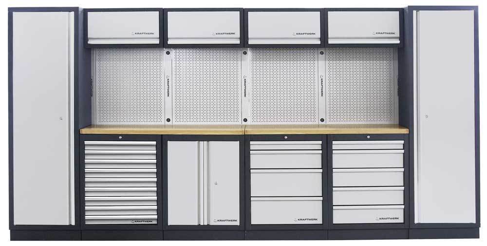 Kraftwerk 6-Element-Werkstatt-Schrankwand Multipl.