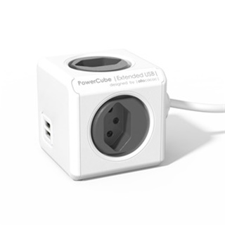 Abzweigstecker PowerCube Extended USB 4 x T13