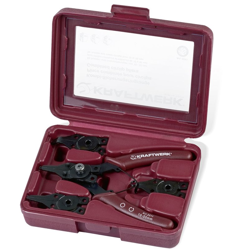 Kraftwerk Kombi-Sicherungszange Set 4-tlg.