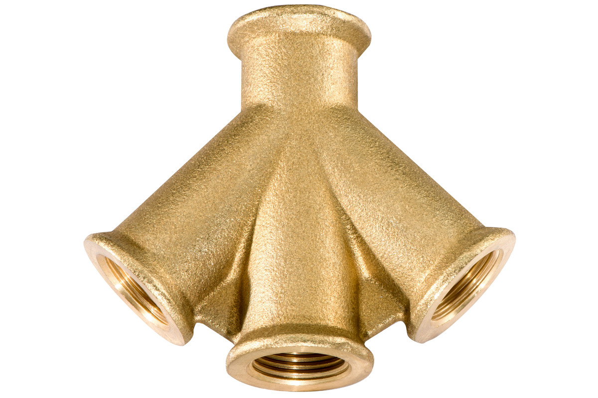 Metabo Druckluftverteiler, 3-Leitig 4x3/8\" IG