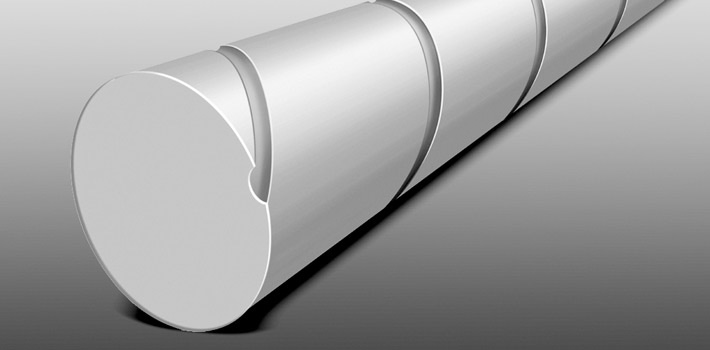 STIHL Mähfaden rund/leise 2.7mm x 65m rot