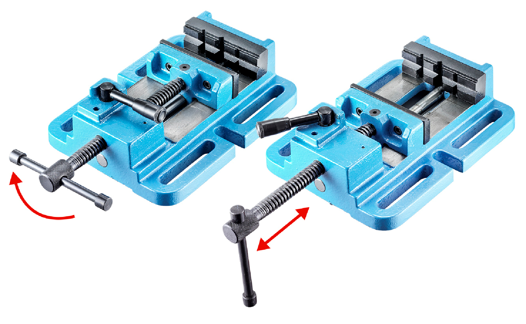 Alduro Maschinenschraubstock schnellverst. 100mm