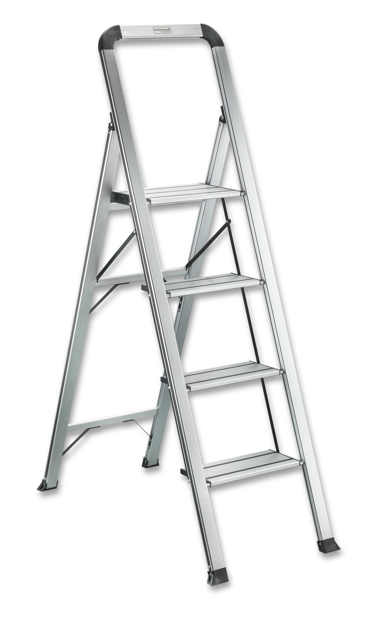 Technocraft Alu-Klappleiter 4 Stufen