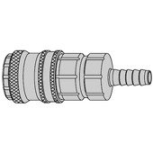 CEJN Druckluft-Sicherheitskupplung m. Nippel 10mm