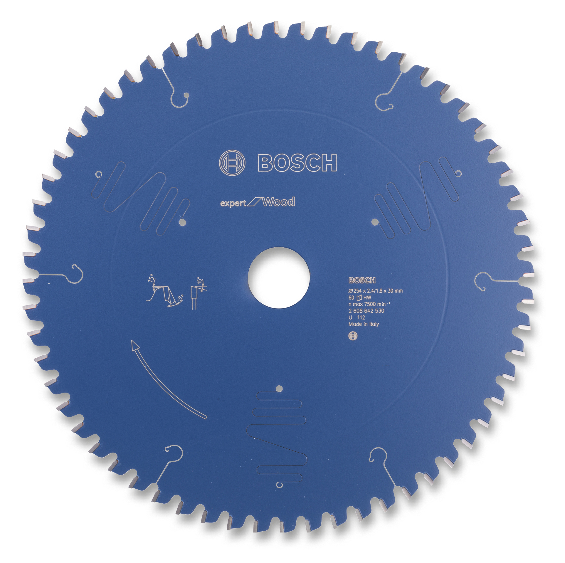 Bosch Kreissägeblatt für Holz 254x30x2.4mm 60WZ