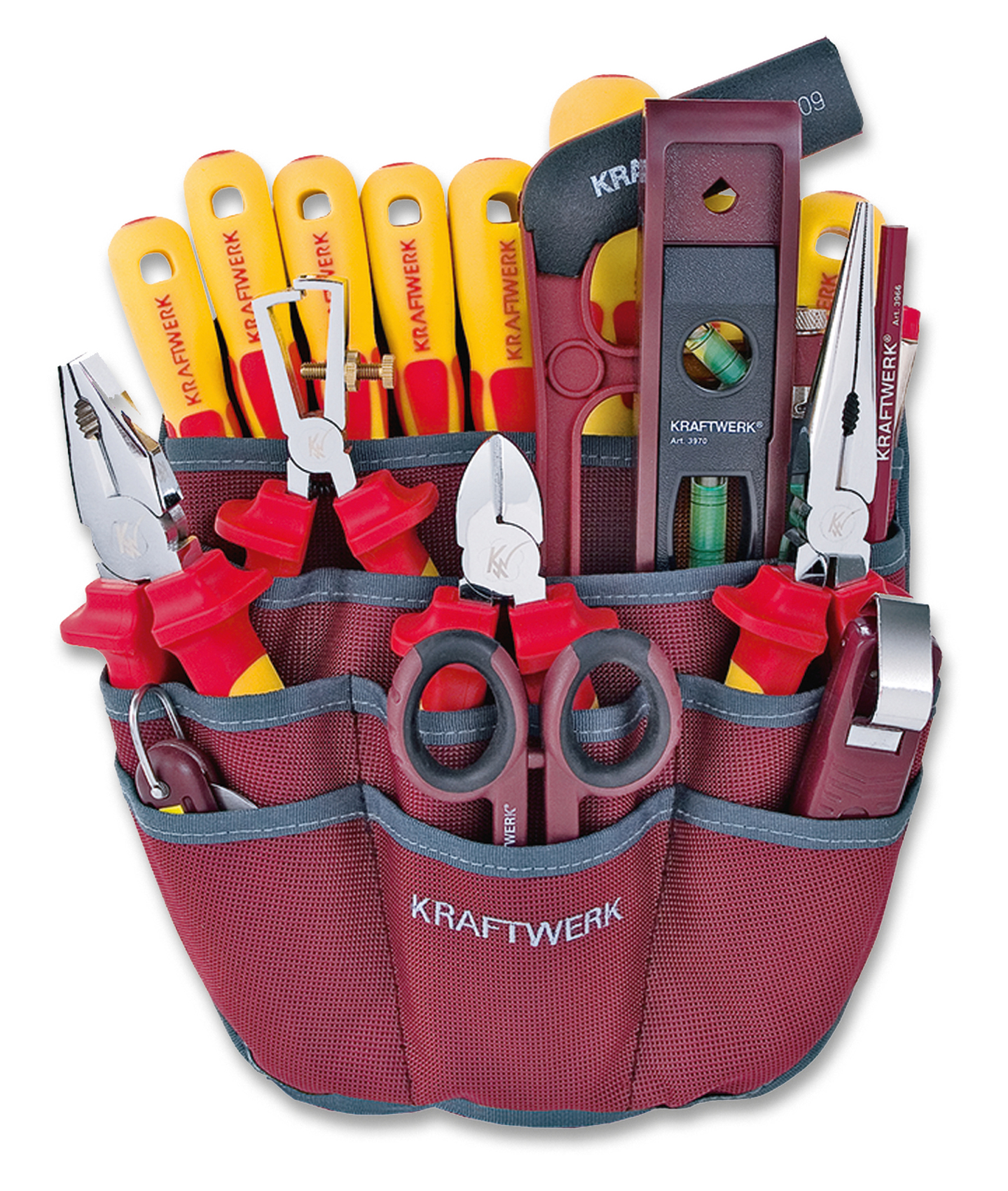 Kraftwerk Elektriker-Werkzeuge in Gürteltasche