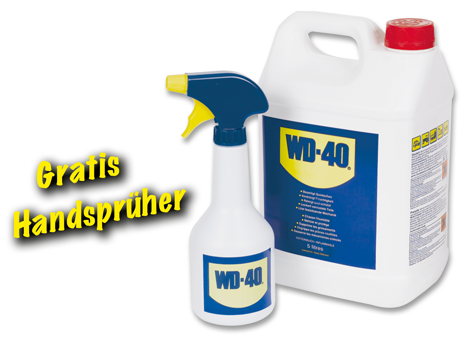 WD-40 Nachfüllkanister 5 Liter mit Zerstäuber