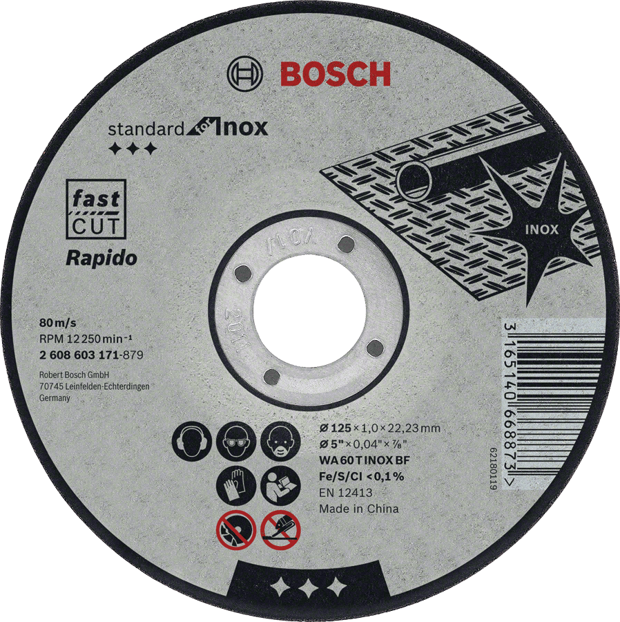 Bosch Trennscheibe Inox gerade 125mm