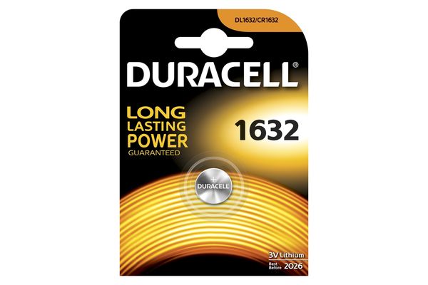 Duracell Knopfbatterie 3V Lithium CR1632 B1