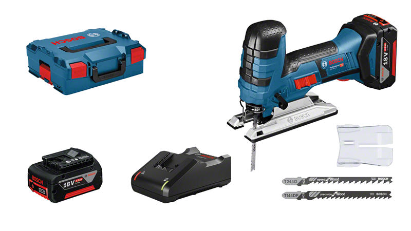 Bosch Akku-Stichsäge GST18 V-Li S 2x4.0Ah