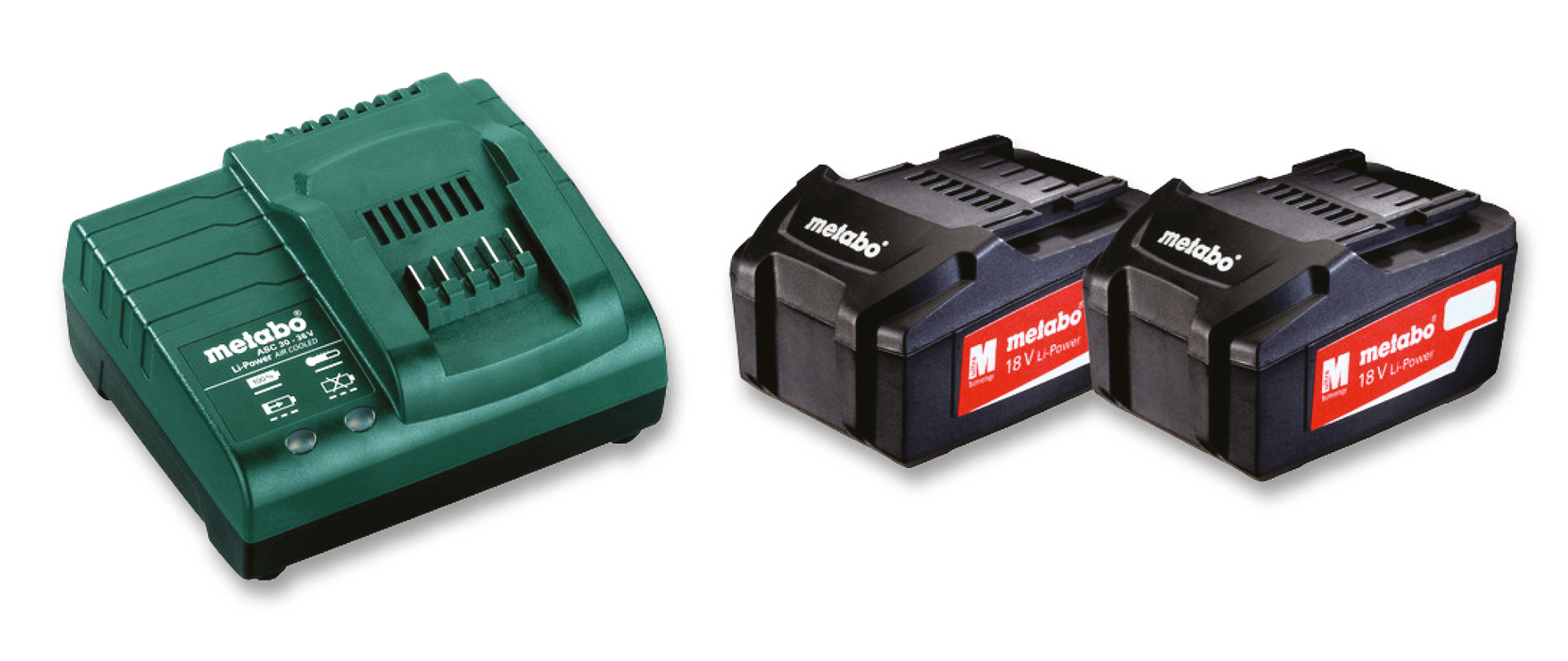 Metabo Basis-Set CAS 2x 4.0Ah inkl. Ladegerät