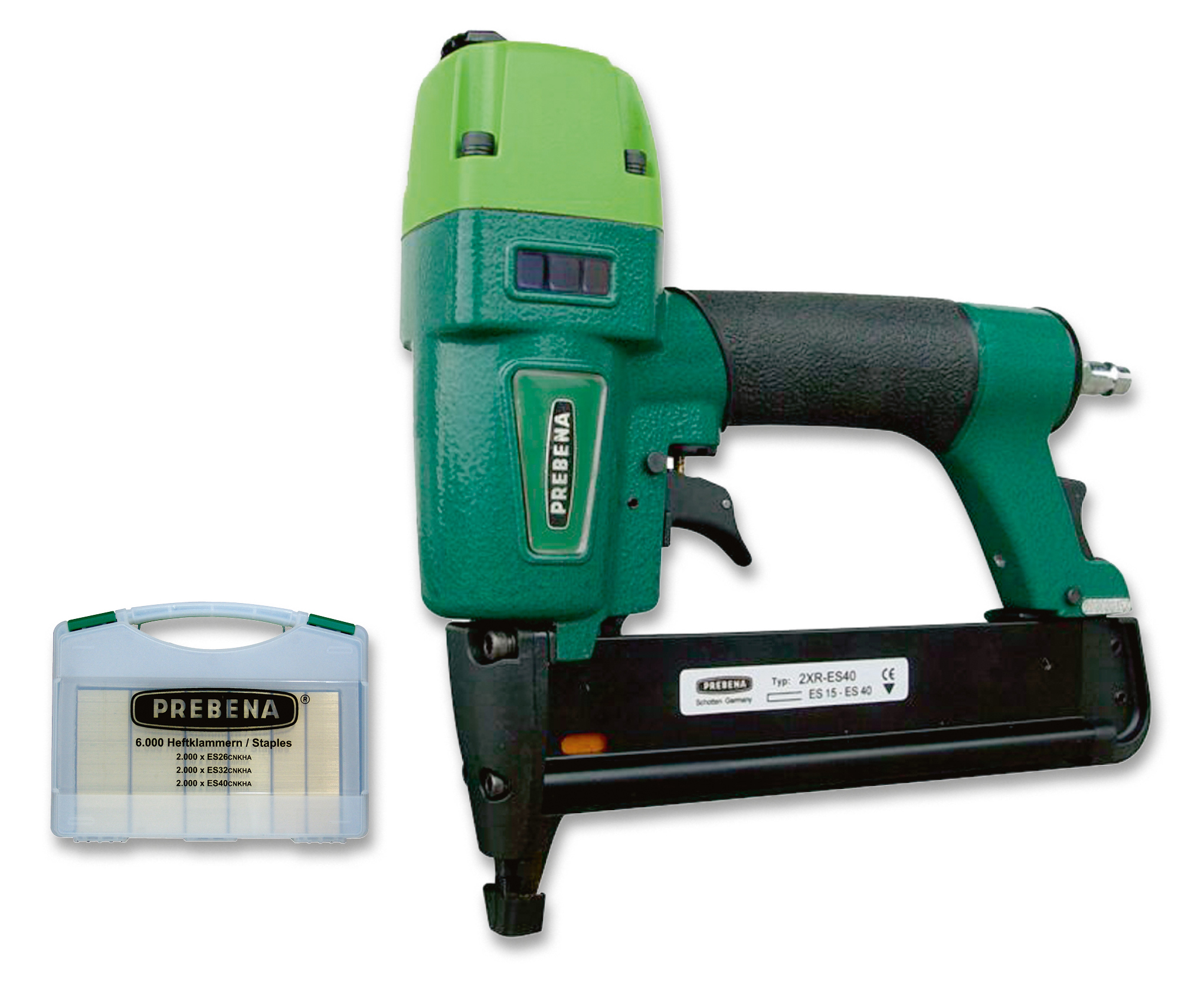 Prebena Druckluft- Klammergerät 2XR-ES-40