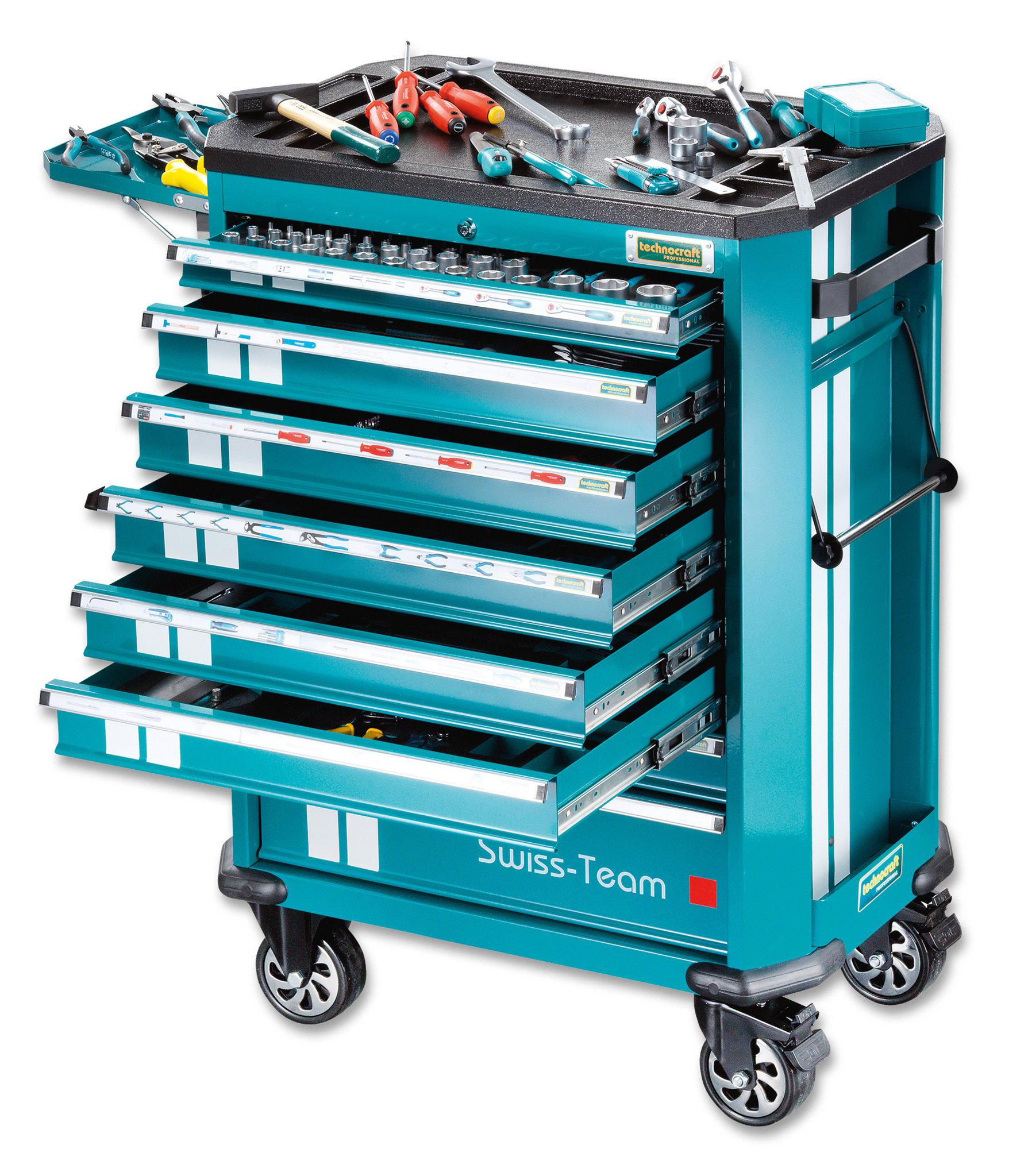 Technocraft Werkstattwagen Swiss Team 297-tlg.