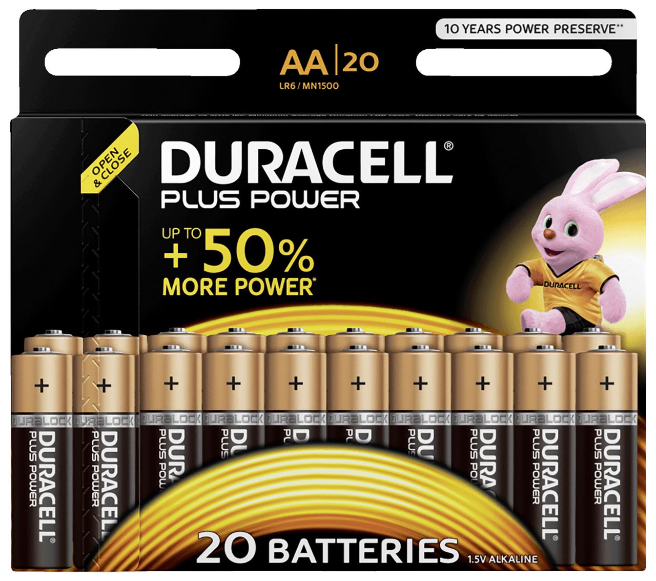 Duracell Batterien AA Multipack 20 Stk.