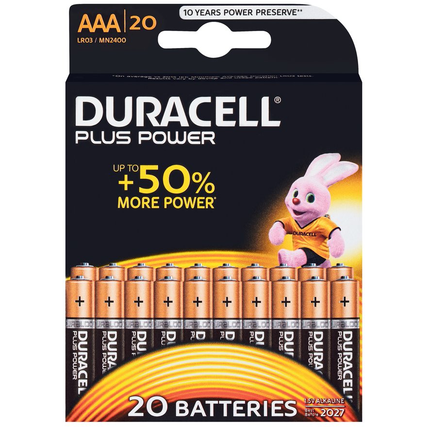 Duracell Batterien AAA Multipack 20 Stk.