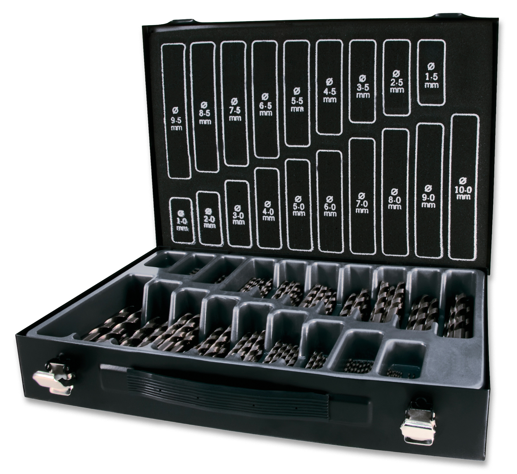 Terrax Spiralbohrer-Magazin HSS-G 170tlg.