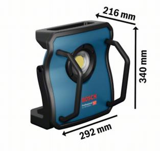 Bosch Akku-Baustellenlampe GLI 18V-10000 C