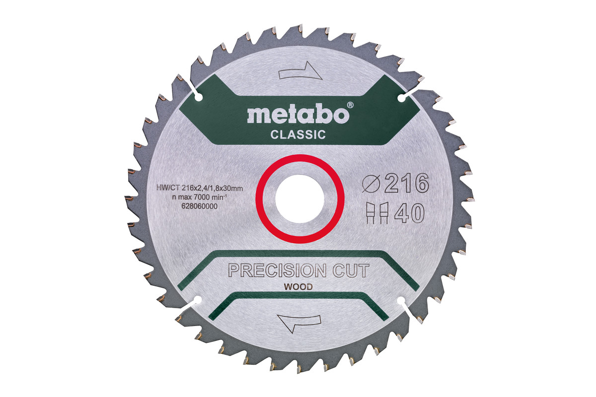Metabo Kreissägeblatt PCC 216x30mm 30WZ