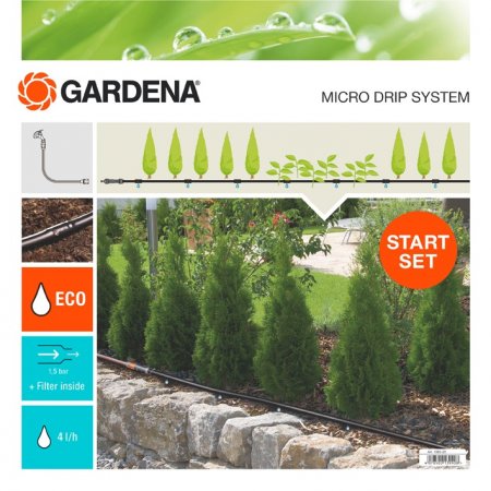 Gardena MDS Start-Set Pflanzenreihen S Tropfrohr