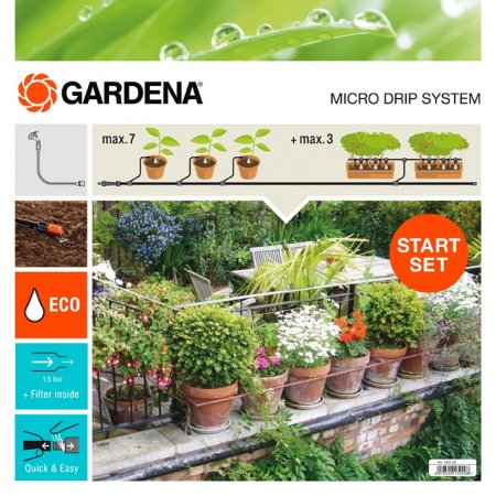 Gardena MDS Start-Set Pflanzentöpfe mit Automatik