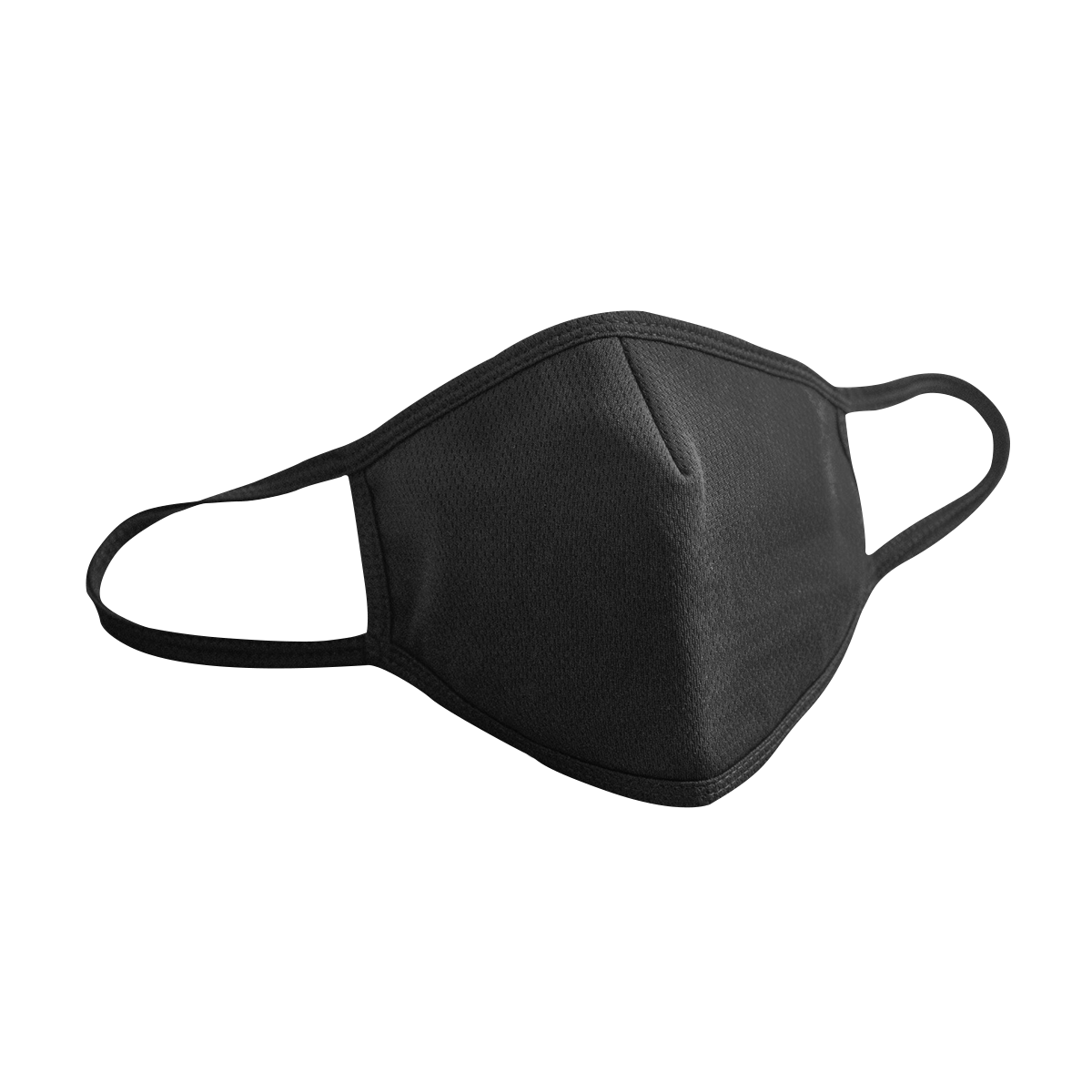 Textile Komfort-Maske schwarz